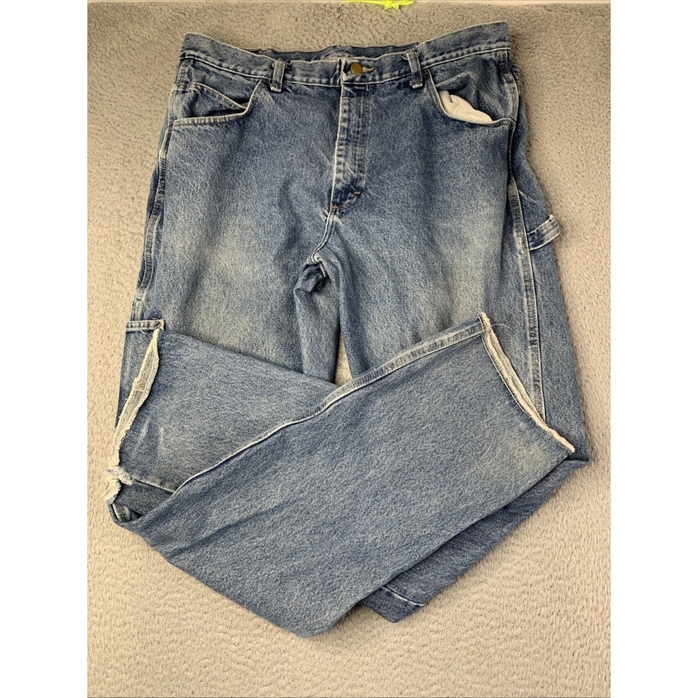 Bulwark FR Jeans Mens Size 38x37U Blue Denim FR (fit 37x36) carpenters